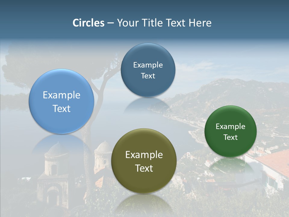 Coastal Yacht Sunshine PowerPoint Template