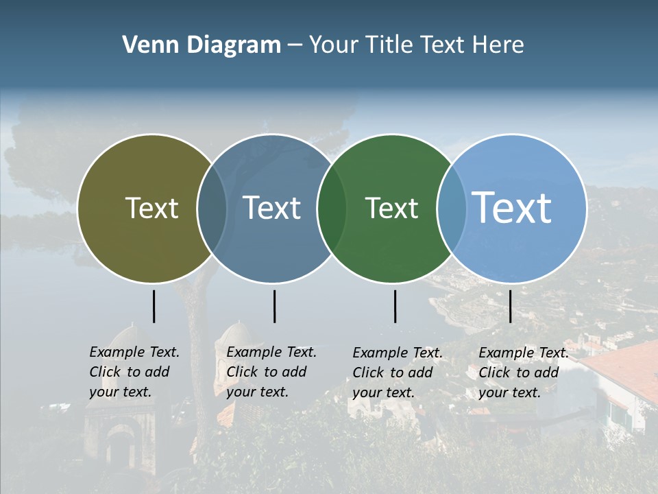 Coastal Yacht Sunshine PowerPoint Template