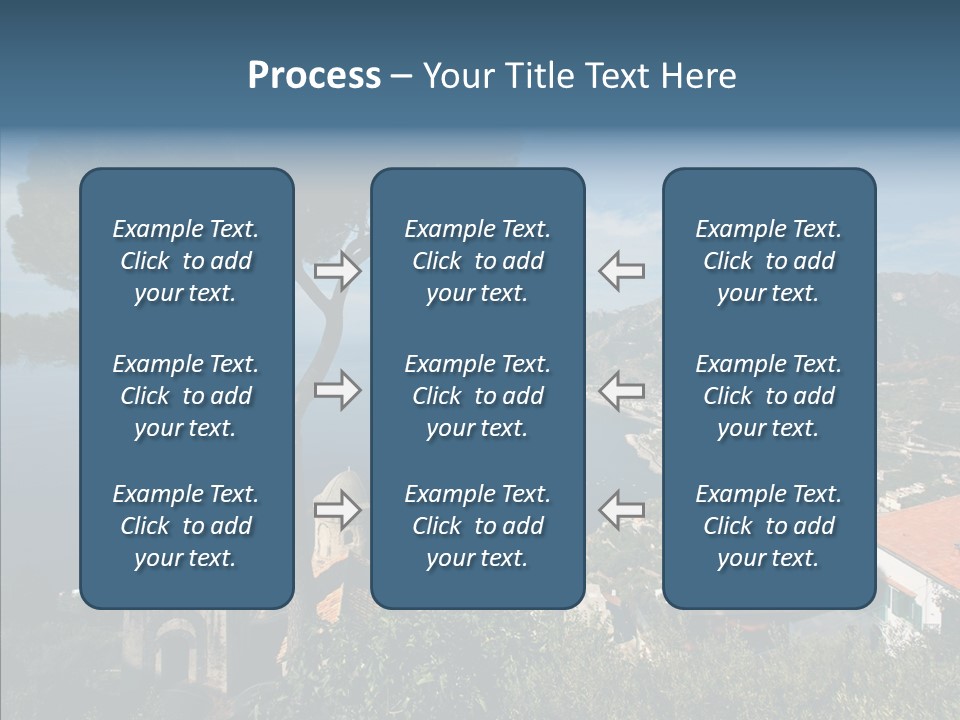 Coastal Yacht Sunshine PowerPoint Template