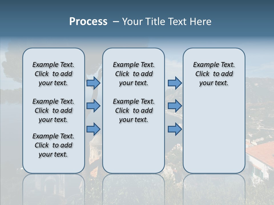 Coastal Yacht Sunshine PowerPoint Template