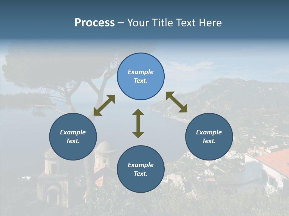 Coastal Yacht Sunshine PowerPoint Template