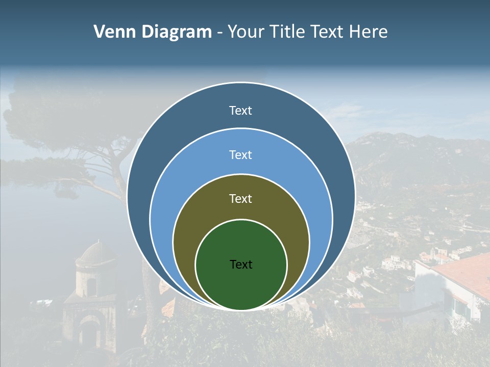 Coastal Yacht Sunshine PowerPoint Template