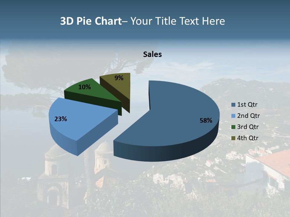 Coastal Yacht Sunshine PowerPoint Template