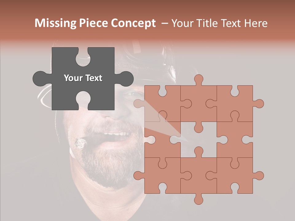 Human Macho Mature PowerPoint Template