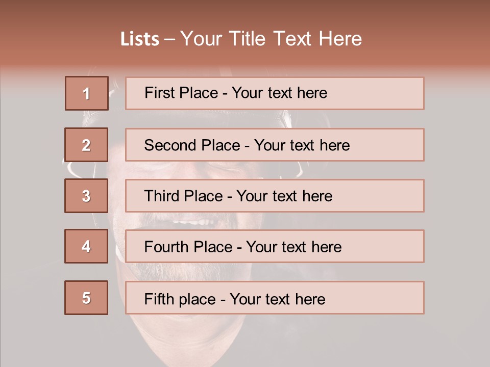 Human Macho Mature PowerPoint Template