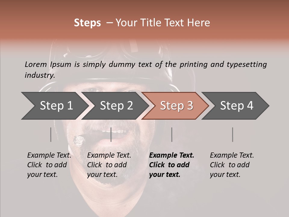 Human Macho Mature PowerPoint Template