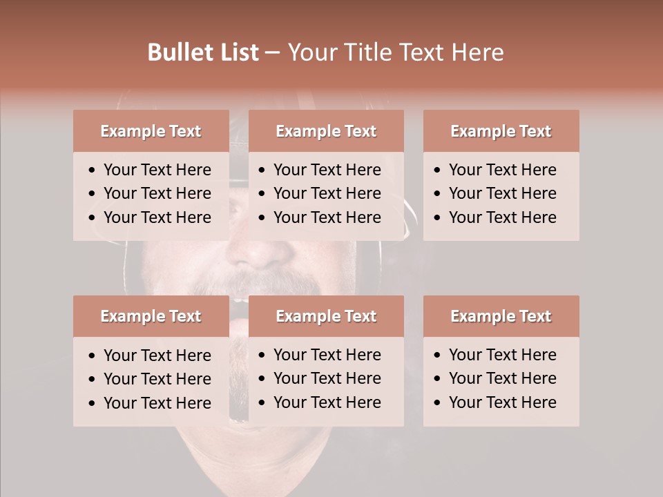 Human Macho Mature PowerPoint Template