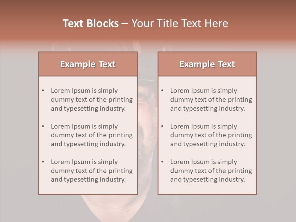 Human Macho Mature PowerPoint Template