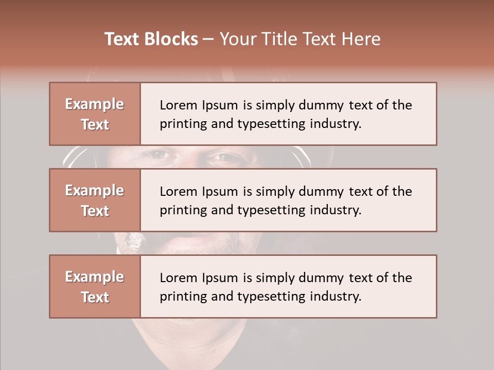 Human Macho Mature PowerPoint Template