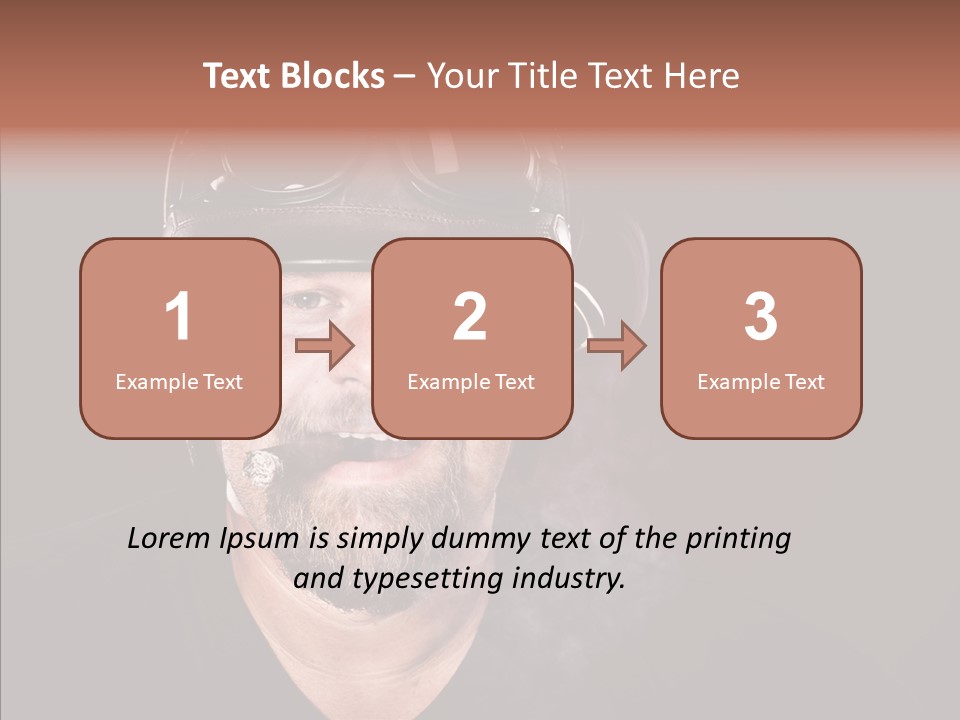 Human Macho Mature PowerPoint Template