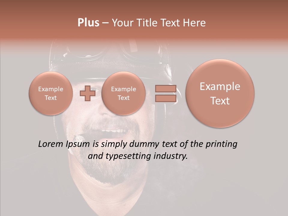 Human Macho Mature PowerPoint Template