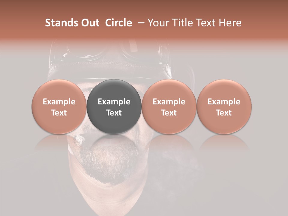 Human Macho Mature PowerPoint Template