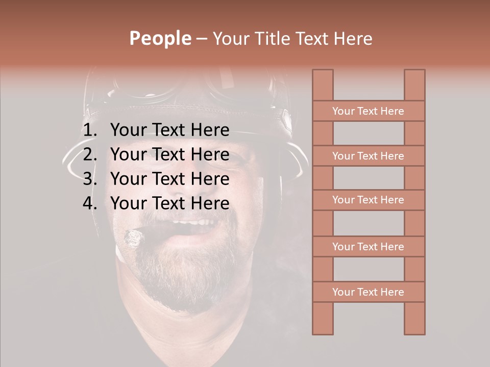 Human Macho Mature PowerPoint Template