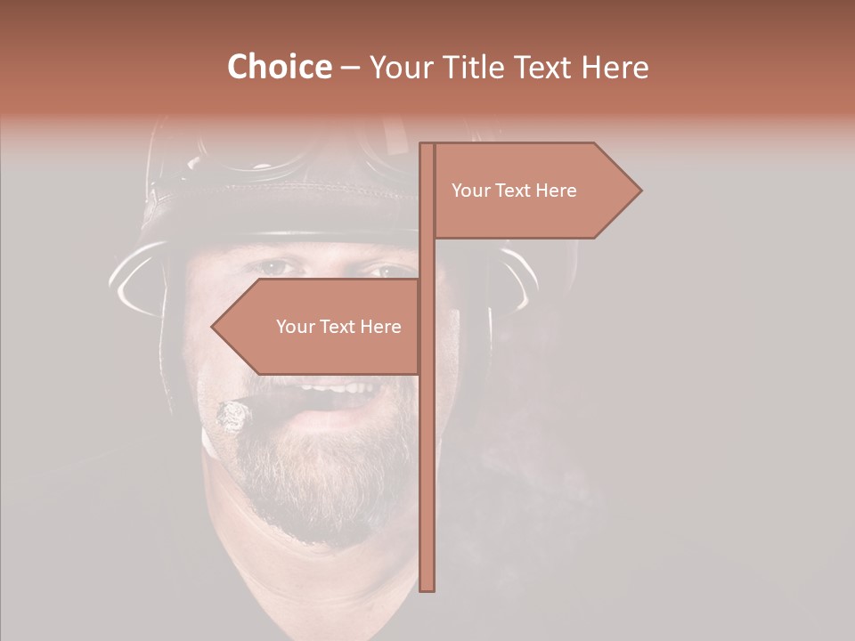 Human Macho Mature PowerPoint Template
