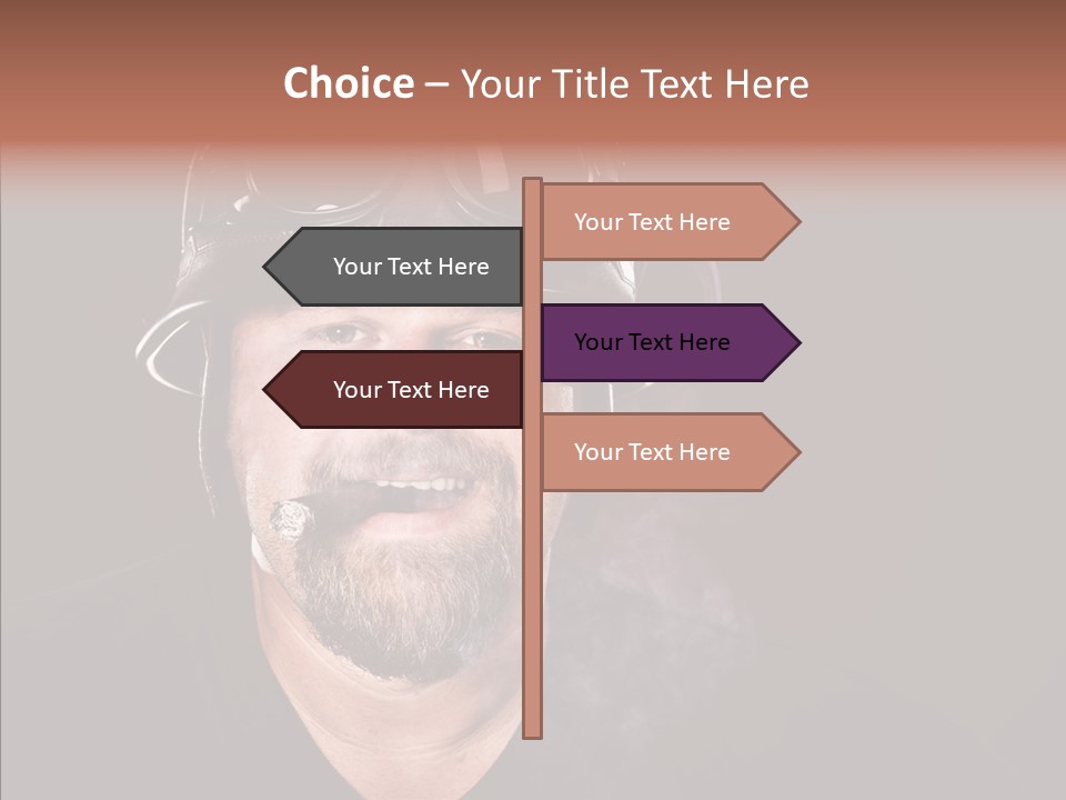 Human Macho Mature PowerPoint Template