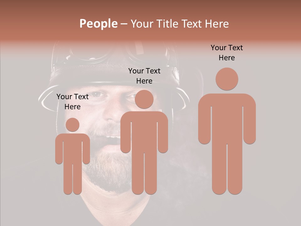 Human Macho Mature PowerPoint Template