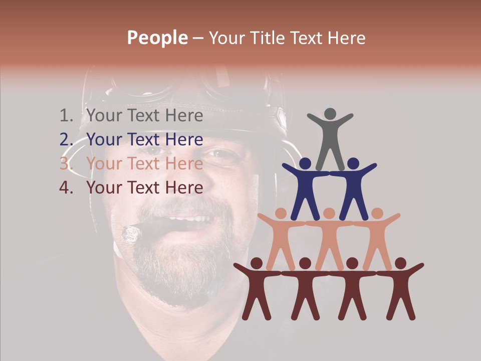 Human Macho Mature PowerPoint Template