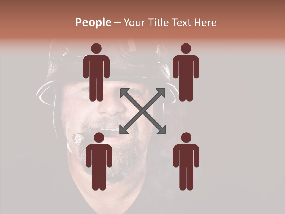 Human Macho Mature PowerPoint Template