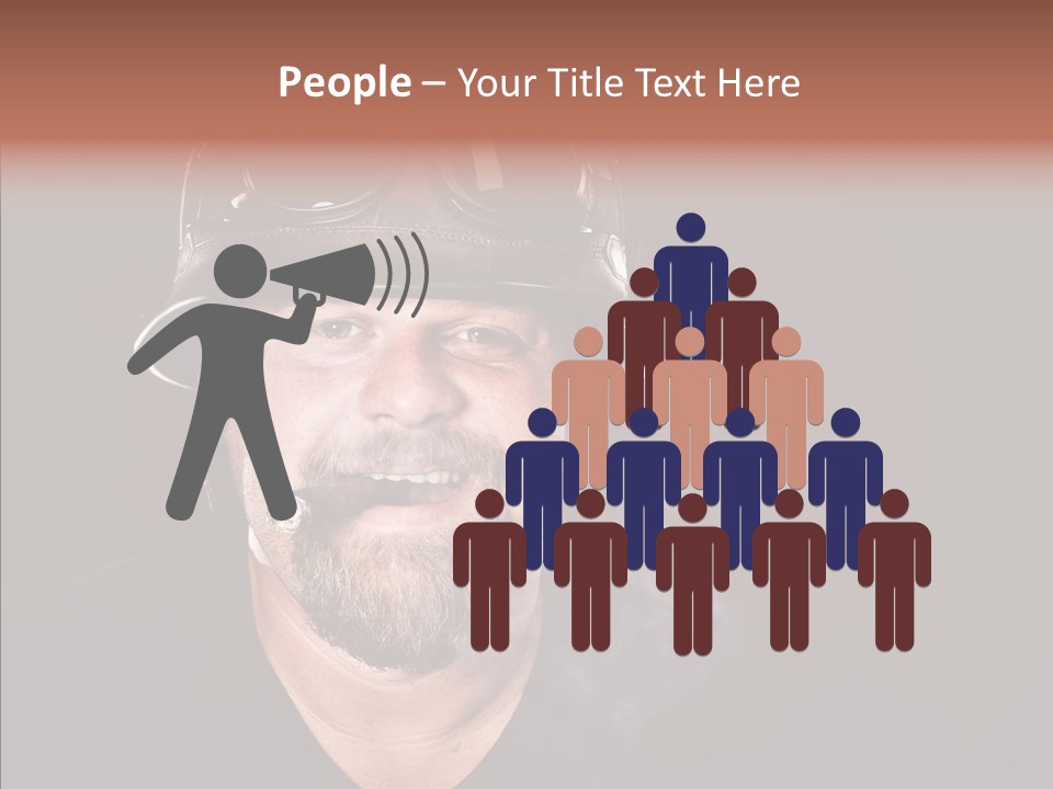 Human Macho Mature PowerPoint Template