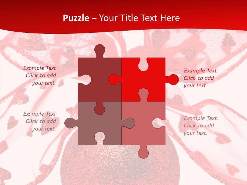 Holiday Isolated Hang PowerPoint Template