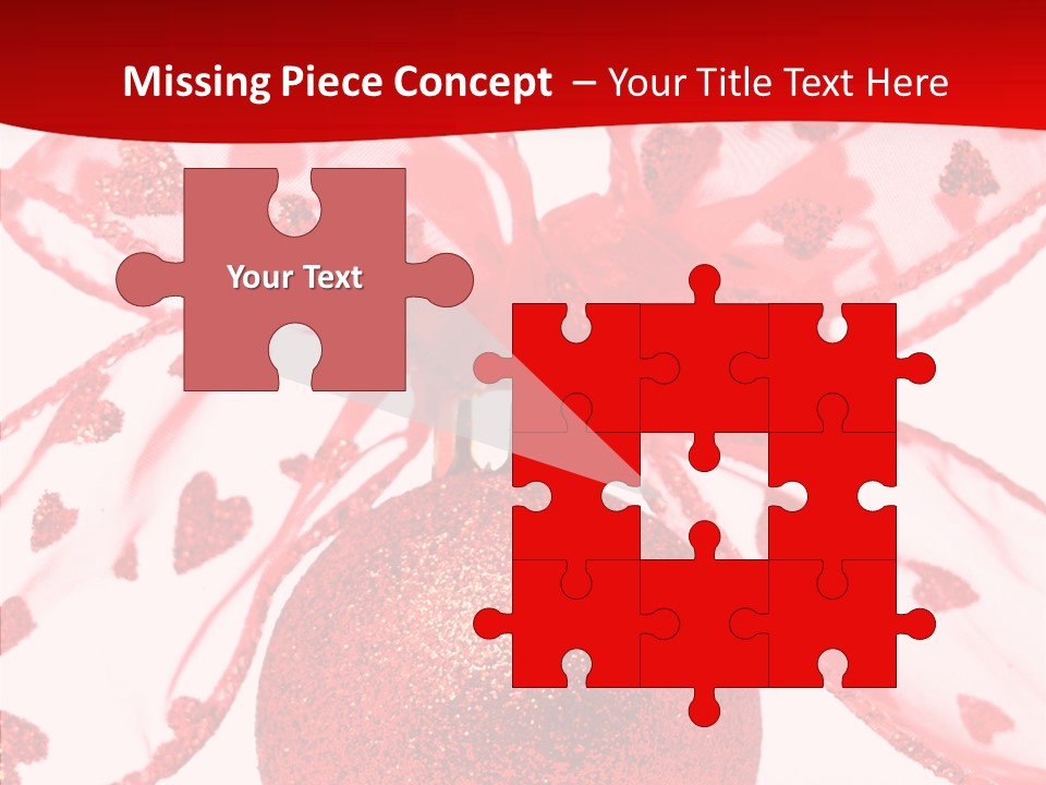 Holiday Isolated Hang PowerPoint Template