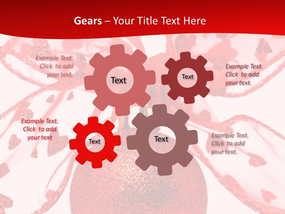 Holiday Isolated Hang PowerPoint Template