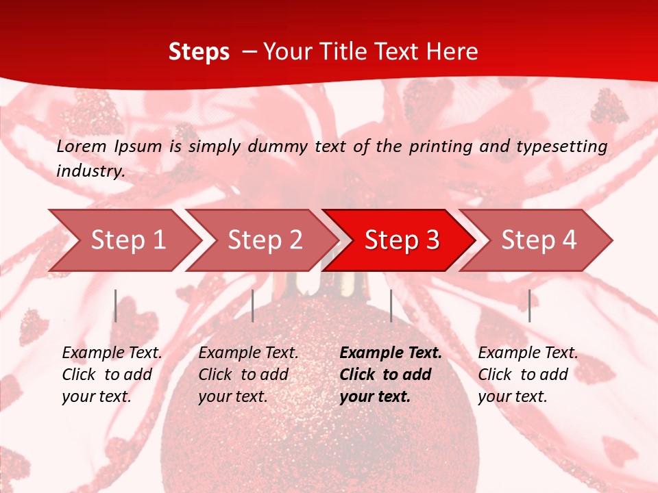 Holiday Isolated Hang PowerPoint Template