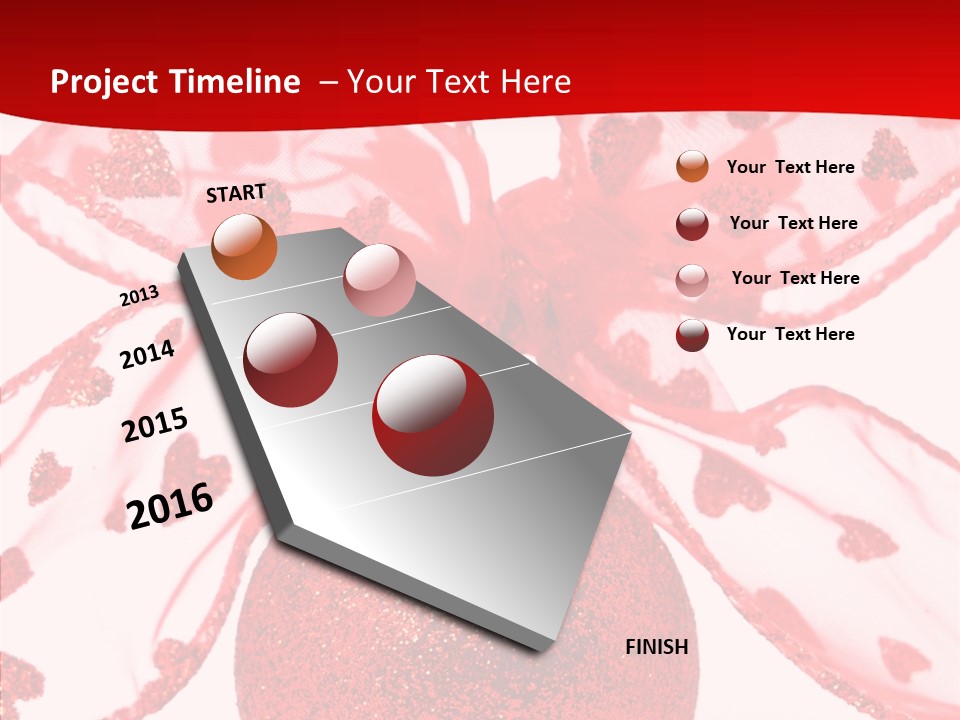 Holiday Isolated Hang PowerPoint Template