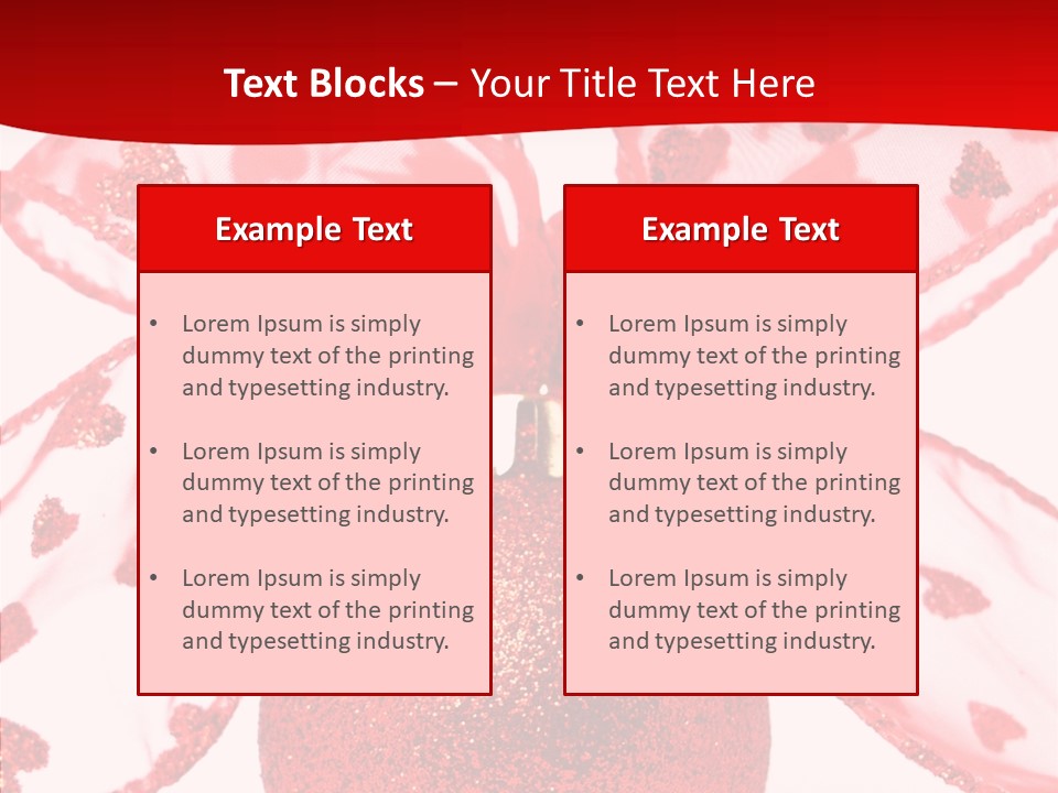 Holiday Isolated Hang PowerPoint Template