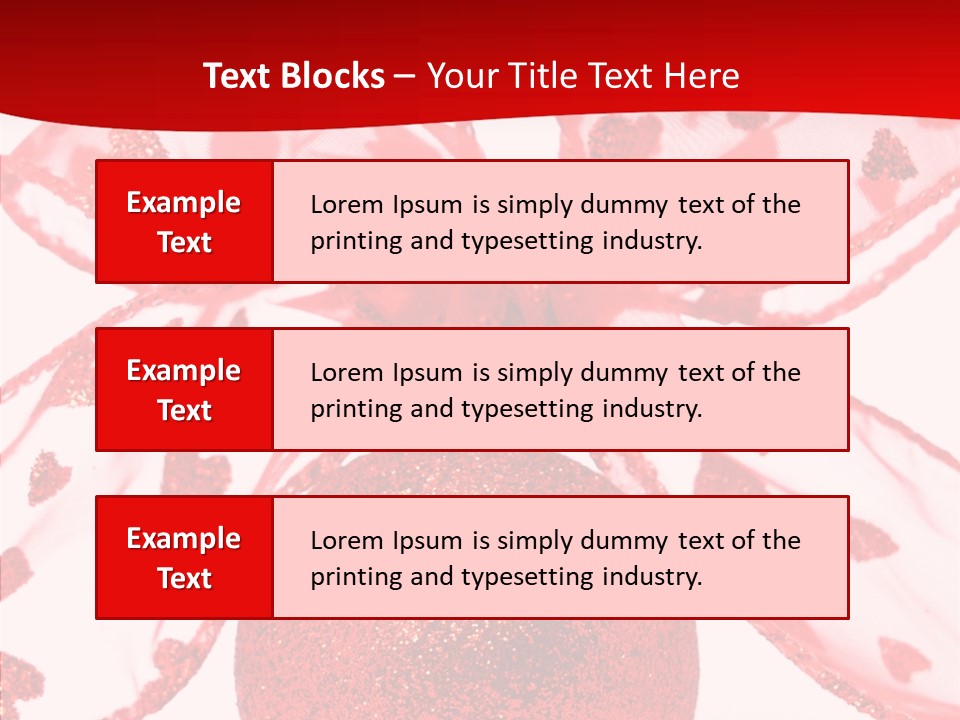 Holiday Isolated Hang PowerPoint Template