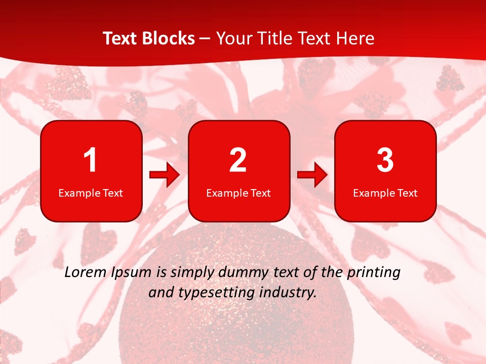 Holiday Isolated Hang PowerPoint Template