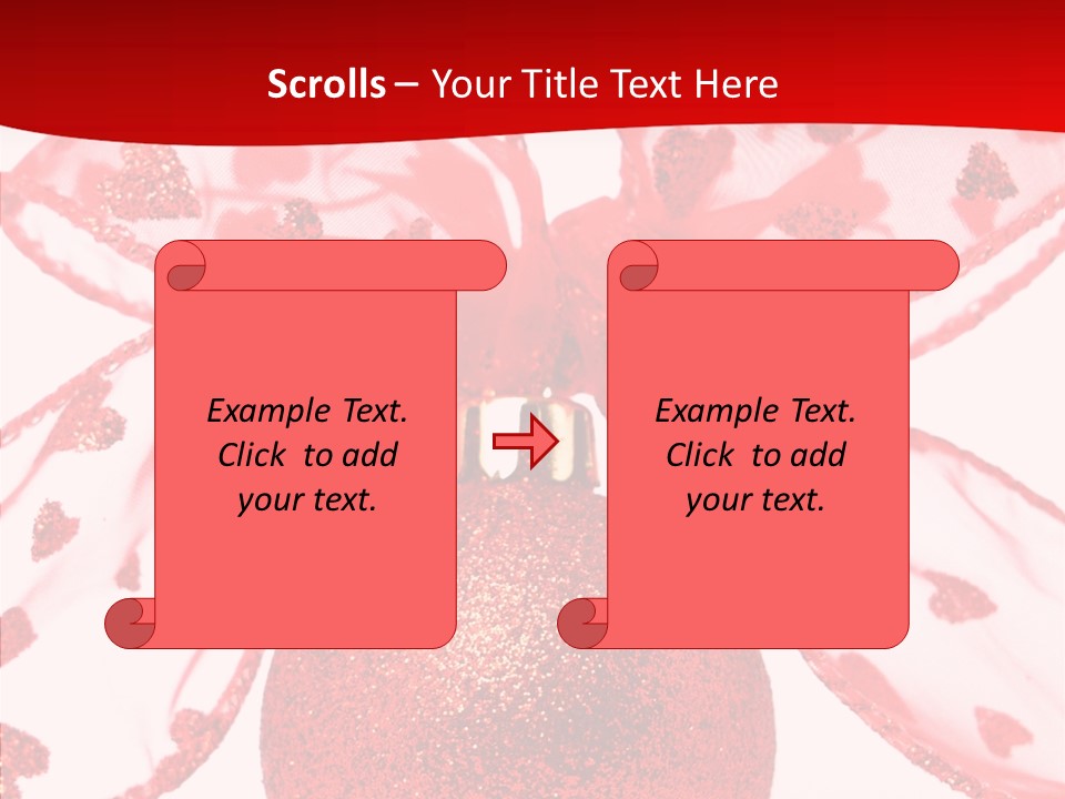Holiday Isolated Hang PowerPoint Template