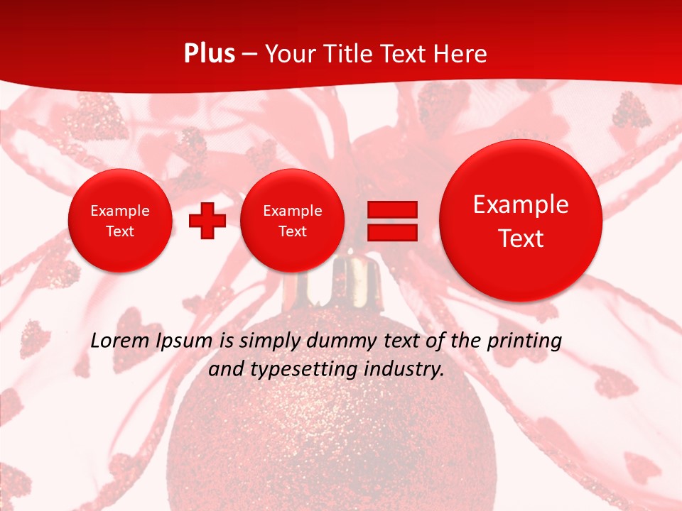 Holiday Isolated Hang PowerPoint Template