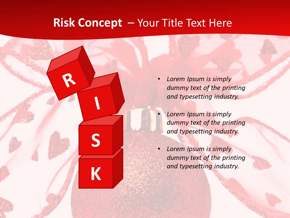 Holiday Isolated Hang PowerPoint Template