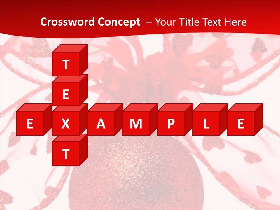 Holiday Isolated Hang PowerPoint Template