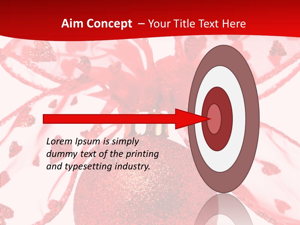 Holiday Isolated Hang PowerPoint Template