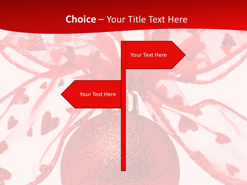 Holiday Isolated Hang PowerPoint Template