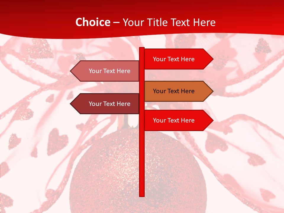 Holiday Isolated Hang PowerPoint Template