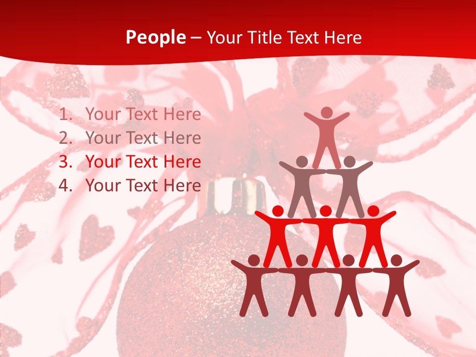 Holiday Isolated Hang PowerPoint Template