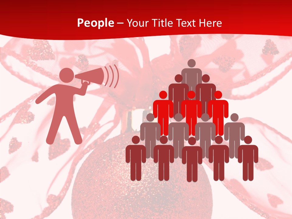 Holiday Isolated Hang PowerPoint Template