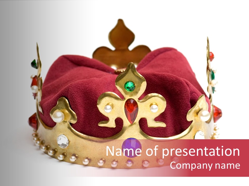 Royal Gem Emperor PowerPoint Template