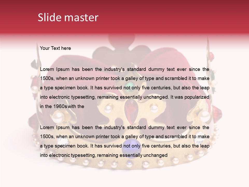 Royal Gem Emperor PowerPoint Template