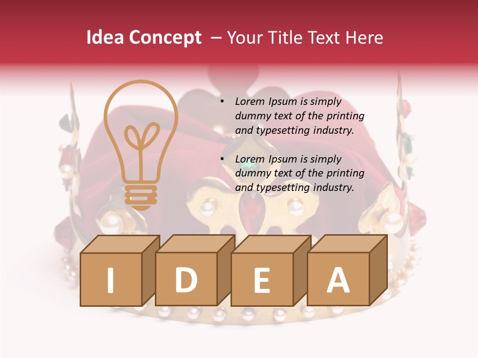 Royal Gem Emperor PowerPoint Template