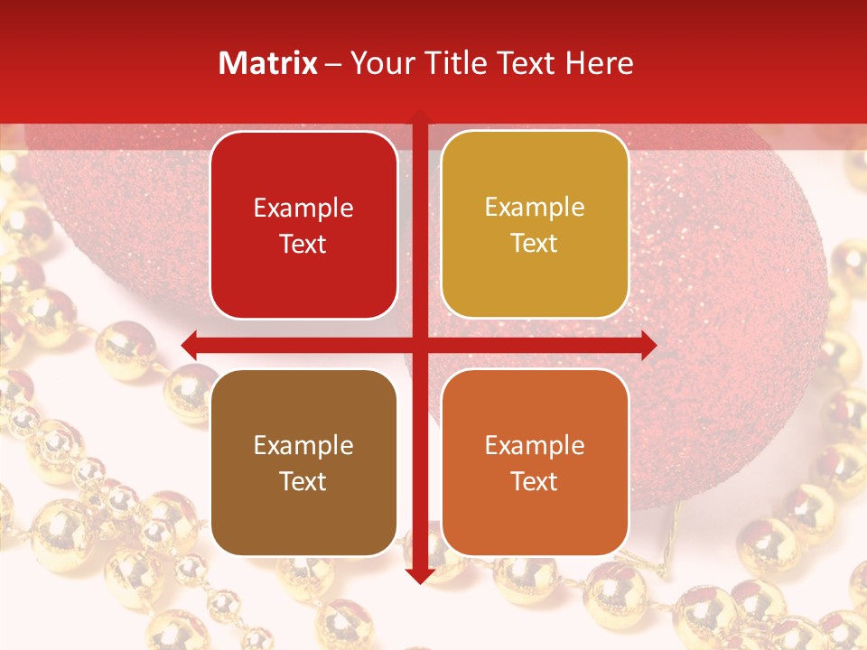 Celebration Glass Ball PowerPoint Template