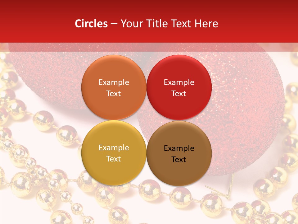 Celebration Glass Ball PowerPoint Template