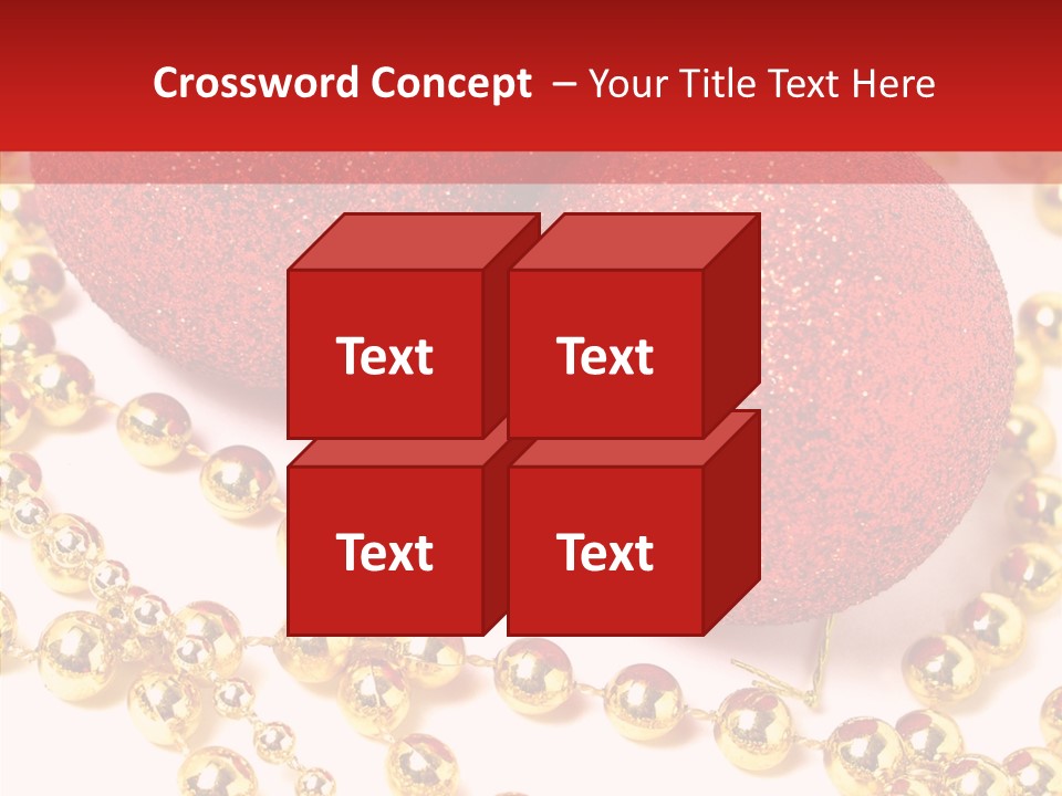 Celebration Glass Ball PowerPoint Template