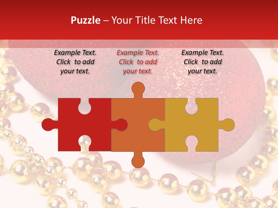 Celebration Glass Ball PowerPoint Template