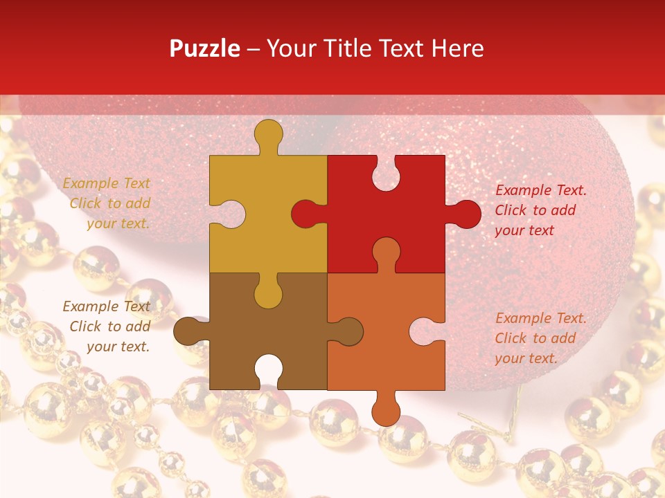 Celebration Glass Ball PowerPoint Template