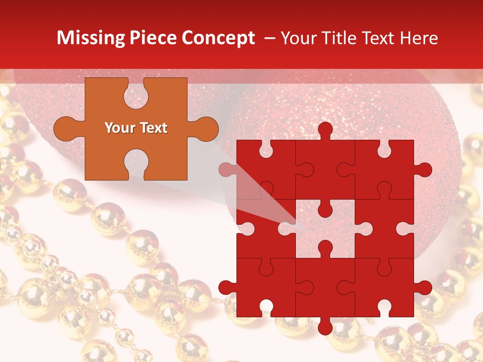 Celebration Glass Ball PowerPoint Template