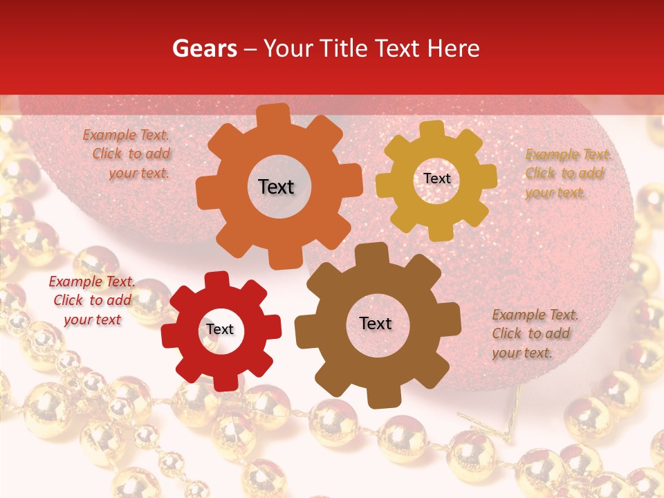 Celebration Glass Ball PowerPoint Template